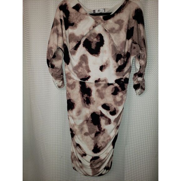 Jennifer Lopez Women's Dress Size Small Multicolor With Ruching Sides Bodycon - Picture 1 of 7